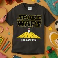 Spare Wars Bowler & Bowling Parody Kids T-Shirt thumb 3