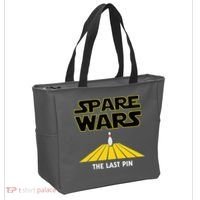 Spare Wars Bowler & Bowling Parody Tote Bag thumb 2
