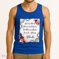 Start With Bismillah And Alhamdulillah Allah Muslim Prayer Cute Gift Tank Top thumb 3