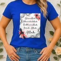 Start With Bismillah And Alhamdulillah Allah Muslim Prayer Cute Gift Women's T-Shirt thumb 2