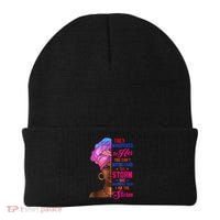 She Whispered Back I Am The Storm Black History Month 31 Beanie thumb 0