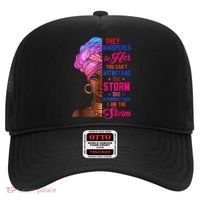 She Whispered Back I Am The Storm Black History Month 31 Hat thumb 0