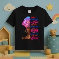 She Whispered Back I Am The Storm Black History Month 31 Toddler T-Shirt thumb 3
