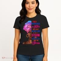 She Whispered Back I Am The Storm Black History Month 31 Women's T-Shirt thumb 4
