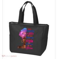 She Whispered Back I Am The Storm Black History Month 31 Tote Bag thumb 3