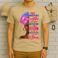 She Whispered Back I Am The Storm Black History Month 31 T-Shirt thumb 6