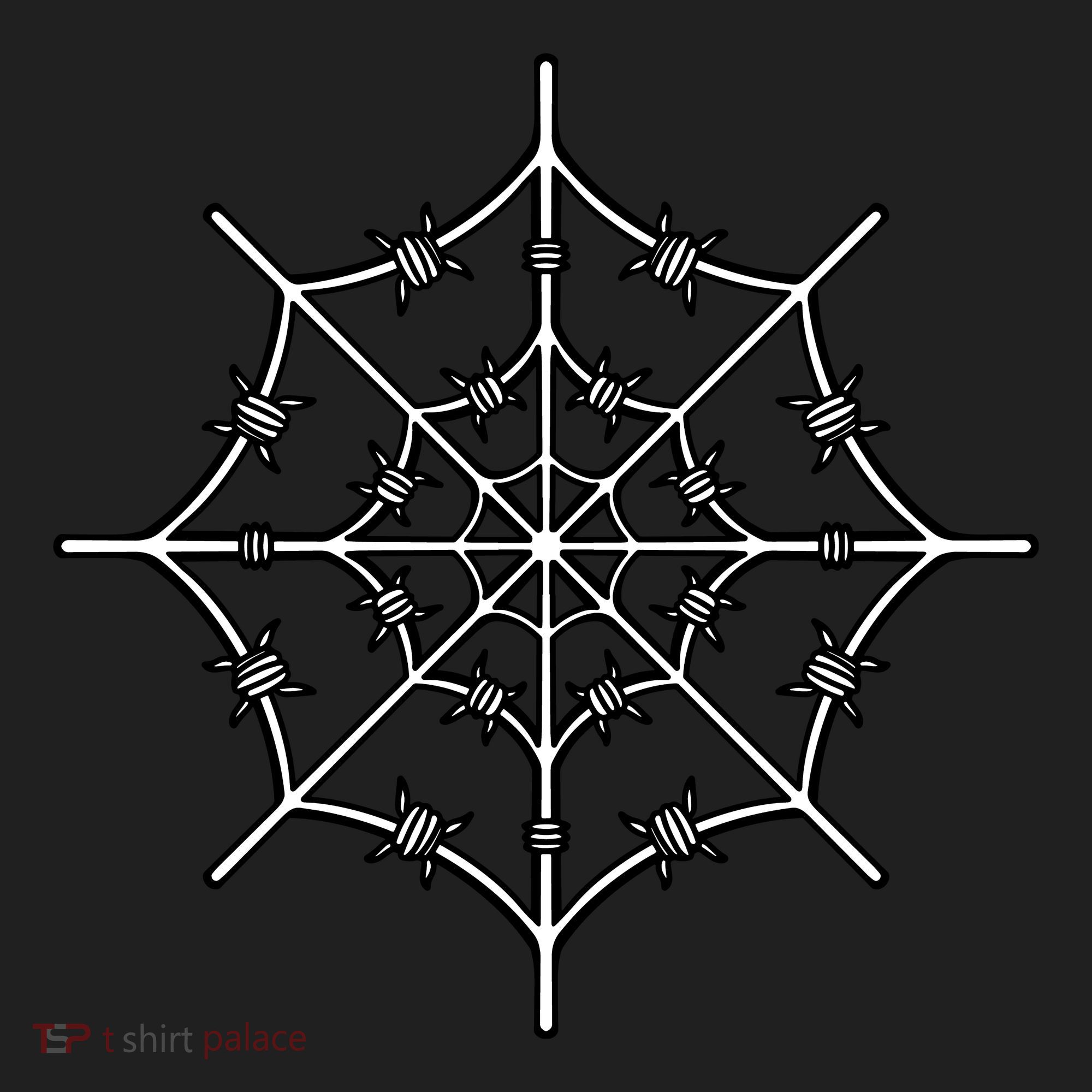 Spider Web Barbed Wire Women's Sweatshirt