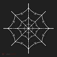 Spider Web Barbed Wire Beanie thumb 2