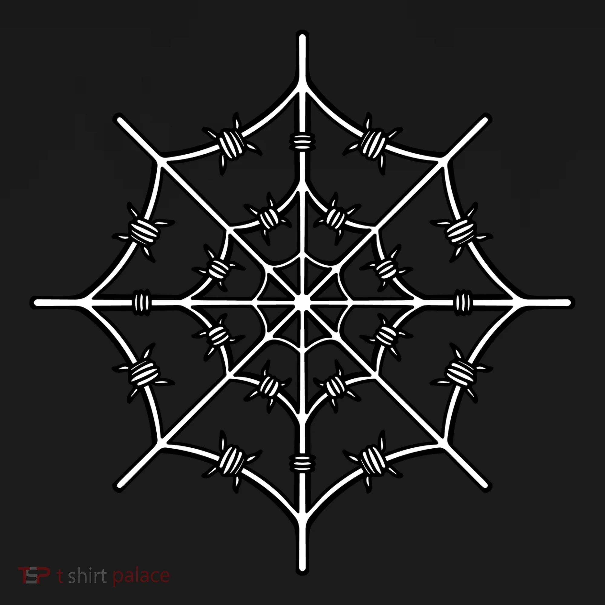 Spider Web Barbed Wire Coaster