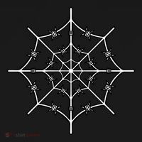 Spider Web Barbed Wire Polo thumb 3