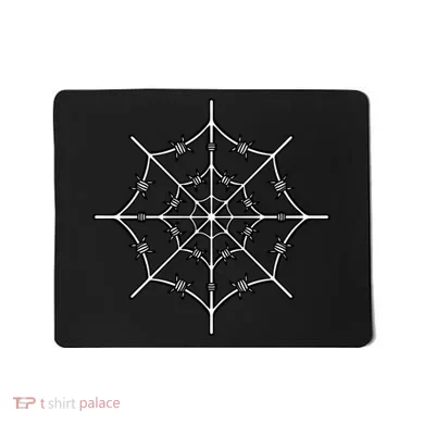 Spider Web Barbed Wire Mousepad