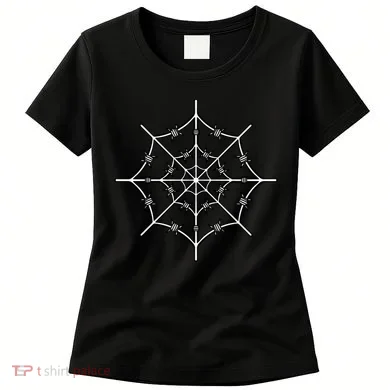 Spider Web Barbed Wire Women's T-Shirt