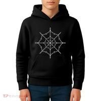 Spider Web Barbed Wire Kids Hoodie thumb 4