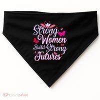 Strong Women Build Strong Futures USA-Made Doggie Bandana thumb 0