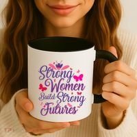 Strong Women Build Strong Futures Coffee Mug thumb 3