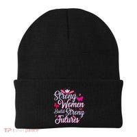 Strong Women Build Strong Futures Beanie thumb 0