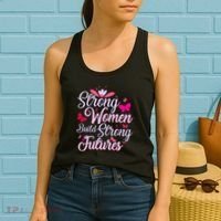 Strong Women Build Strong Futures Women's Tank Top thumb 2