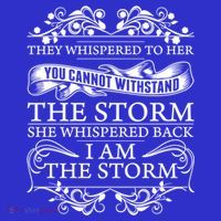 She Whispered Back I Am The Storm Motivational Gift Mousepad thumb 1