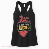 Sorry Were Closed Heart Women's Tank Top thumb 0