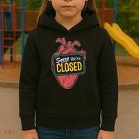Sorry Were Closed Heart Kids Hoodie thumb 3