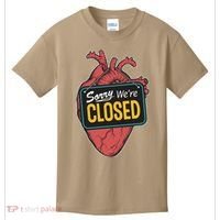 Sorry Were Closed Heart Kids T-Shirt thumb 0