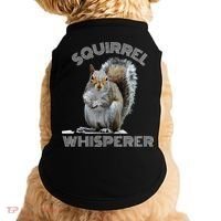 Squirrel Whisperer Cool Funny Sarcastic Squirrel Lover Doggie Tank thumb 0