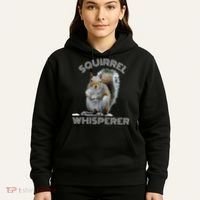 Squirrel Whisperer Cool Funny Sarcastic Squirrel Lover Hoodie thumb 5