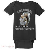 Squirrel Whisperer Cool Funny Sarcastic Squirrel Lover Baby Bodysuit thumb 0