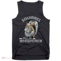 Squirrel Whisperer Cool Funny Sarcastic Squirrel Lover Tank Top thumb 0