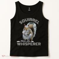Squirrel Whisperer Cool Funny Sarcastic Squirrel Lover Tank Top thumb 2