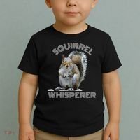 Squirrel Whisperer Cool Funny Sarcastic Squirrel Lover Toddler T-Shirt thumb 2