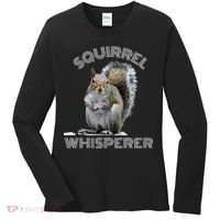 Squirrel Whisperer Cool Funny Sarcastic Squirrel Lover Women's Long Sleeve Shirt thumb 0