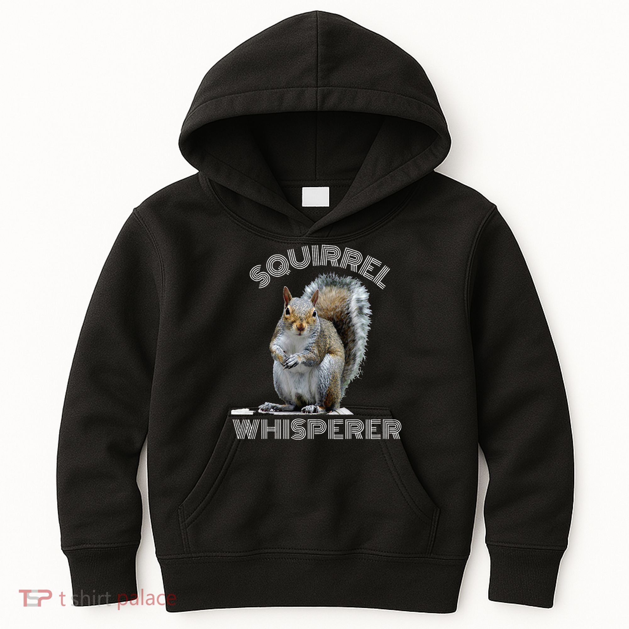 Squirrel Whisperer Cool Funny Sarcastic Squirrel Lover Kids Hoodie