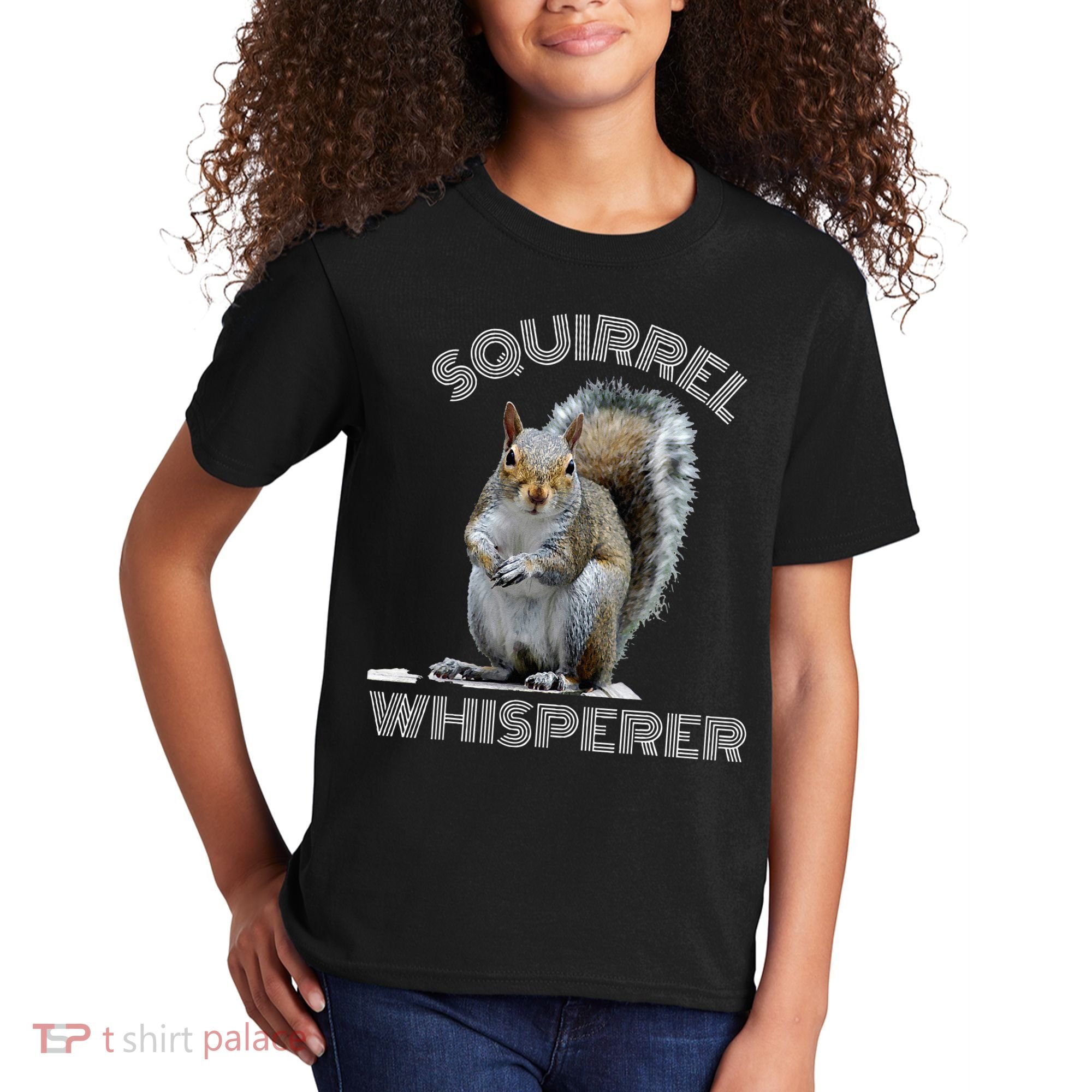 Squirrel Whisperer Cool Funny Sarcastic Squirrel Lover Kids T-Shirt