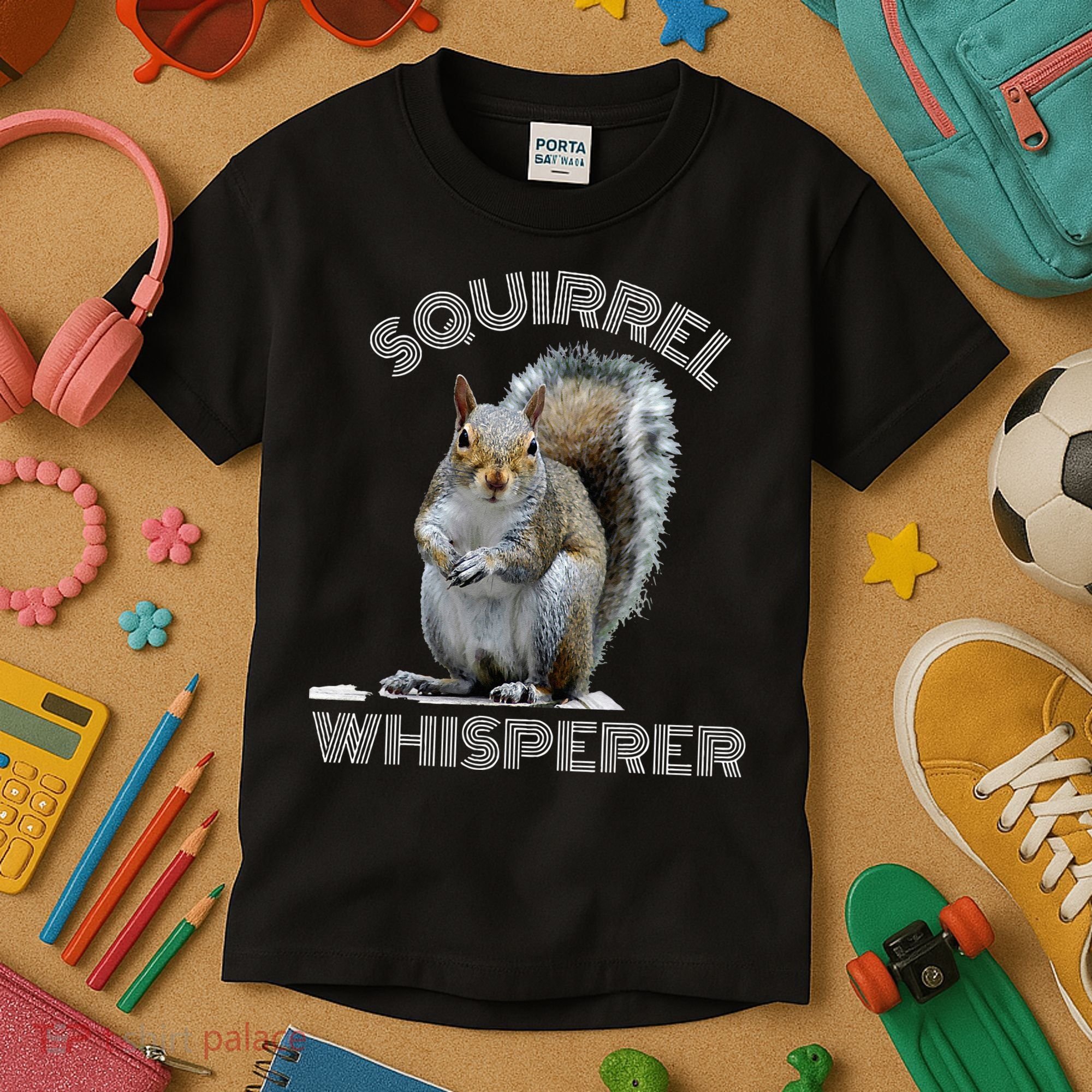 Squirrel Whisperer Cool Funny Sarcastic Squirrel Lover Kids T-Shirt