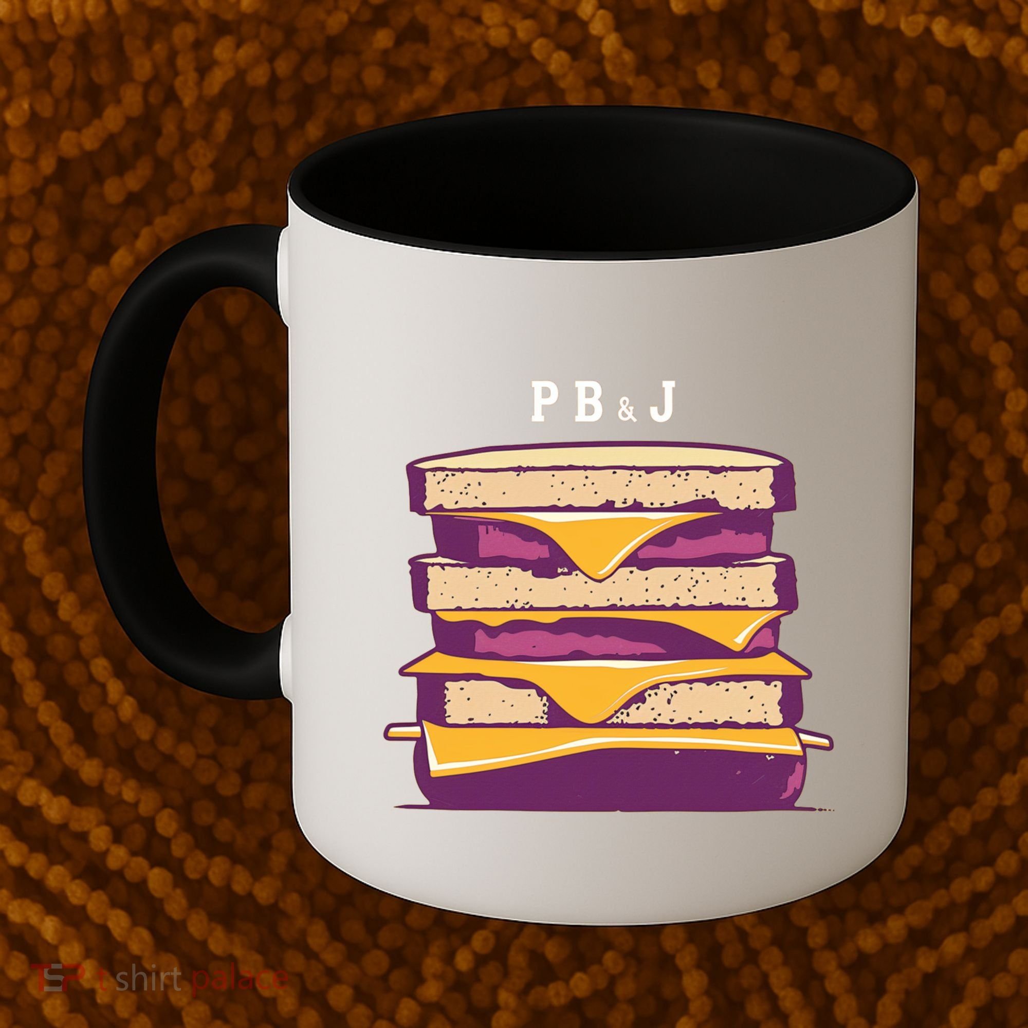 Sandwich With Creamy Peanut Butter And Jelly Coffee Mug