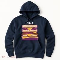 Sandwich With Creamy Peanut Butter And Jelly Hoodie thumb 0