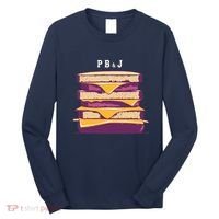 Sandwich With Creamy Peanut Butter And Jelly Long Sleeve Shirt thumb 0