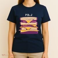 Sandwich With Creamy Peanut Butter And Jelly T-Shirt thumb 4