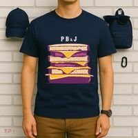 Sandwich With Creamy Peanut Butter And Jelly T-Shirt thumb 6