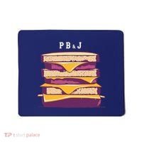 Sandwich With Creamy Peanut Butter And Jelly Mousepad thumb 0