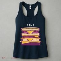 Sandwich With Creamy Peanut Butter And Jelly Women's Tank Top thumb 3