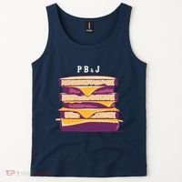 Sandwich With Creamy Peanut Butter And Jelly Tank Top thumb 2