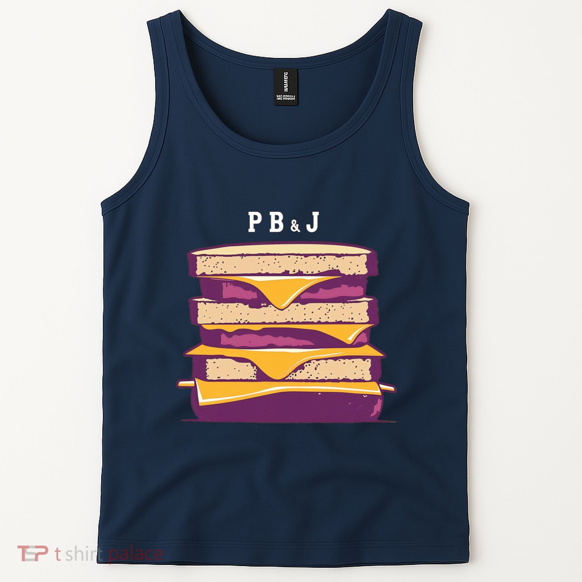 Sandwich With Creamy Peanut Butter And Jelly Tank Top