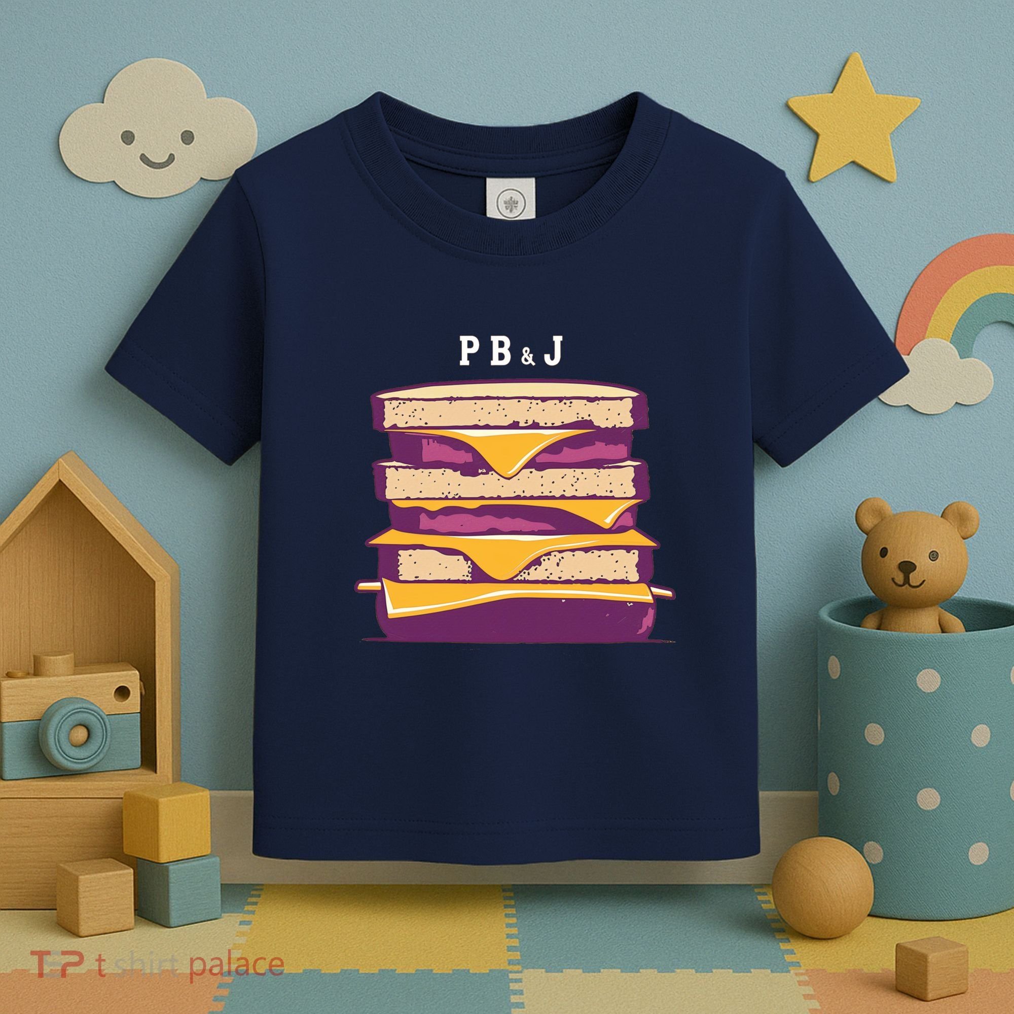 Sandwich With Creamy Peanut Butter And Jelly Toddler T-Shirt