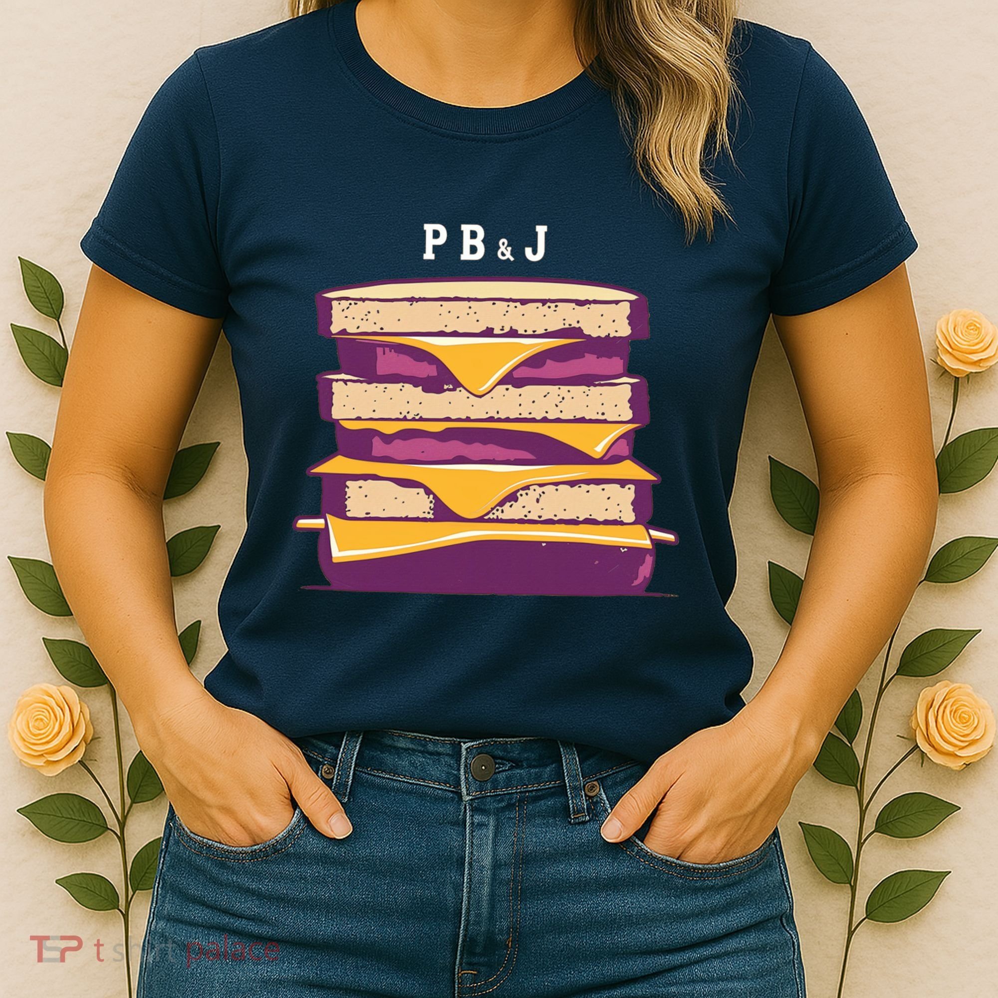 Sandwich With Creamy Peanut Butter And Jelly Women's T-Shirt