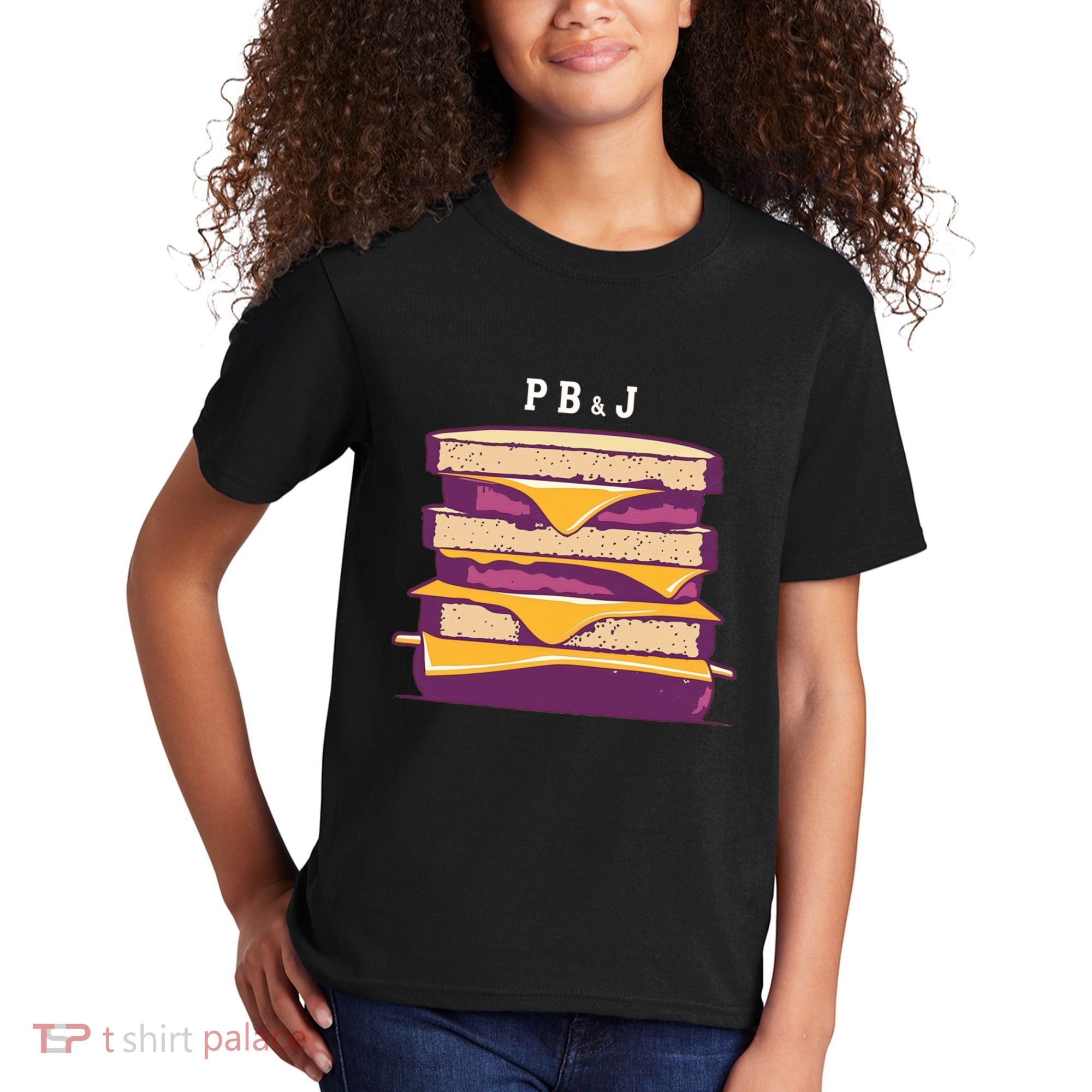 Sandwich With Creamy Peanut Butter And Jelly Kids T-Shirt