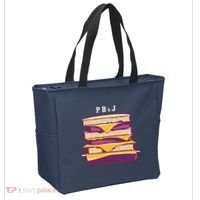 Sandwich With Creamy Peanut Butter And Jelly Tote Bag thumb 2