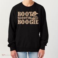 Southern Western Country Music Boot Scootin’ Boogie Women's Sweatshirt thumb 0