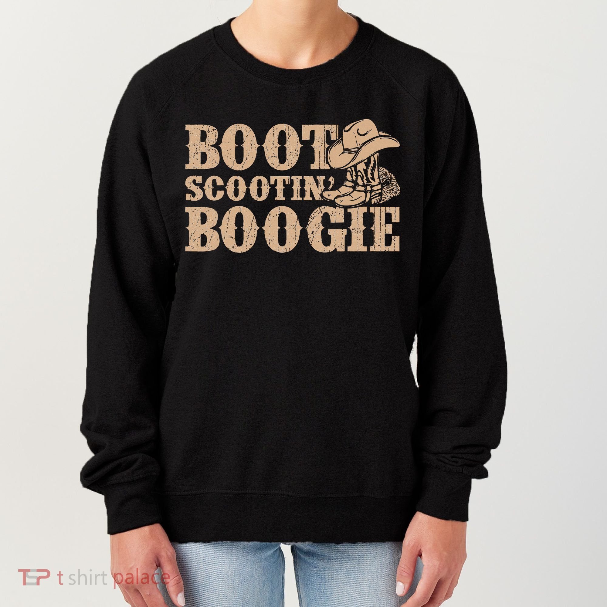Southern Western Country Music Boot Scootin’ Boogie Women's Sweatshirt